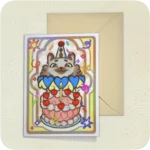 Cat Greeting Birthday Card