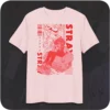 Stray Anime Girl Streetwear Design Pink T-shirt