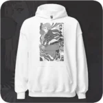 BUBBLEGUM Anime Girl Streetwear Design White Hoodie