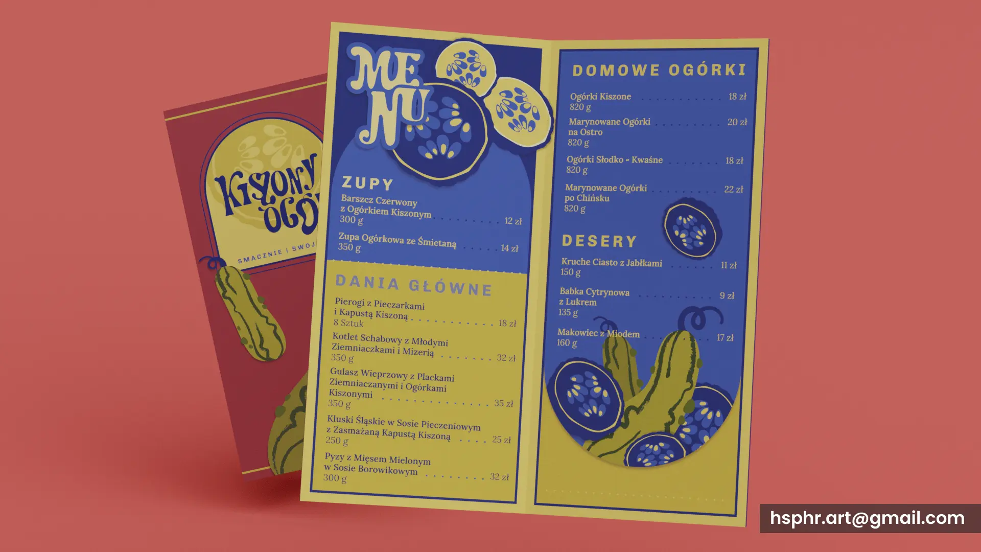 Menu design