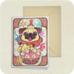 Birthday Card Pug