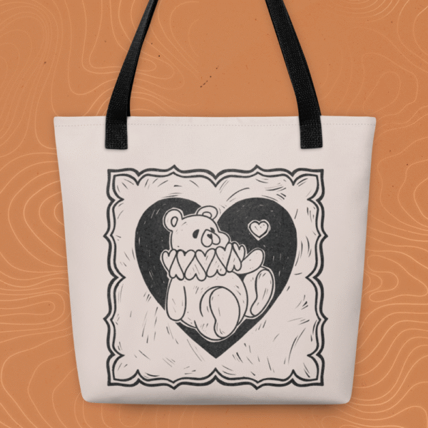 Teddy bear totebag