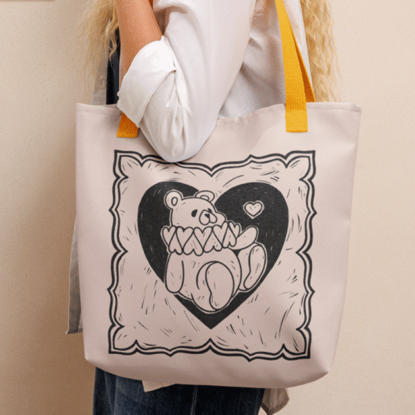 Teddy bear totebag