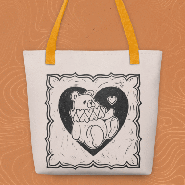Teddy bear totebag