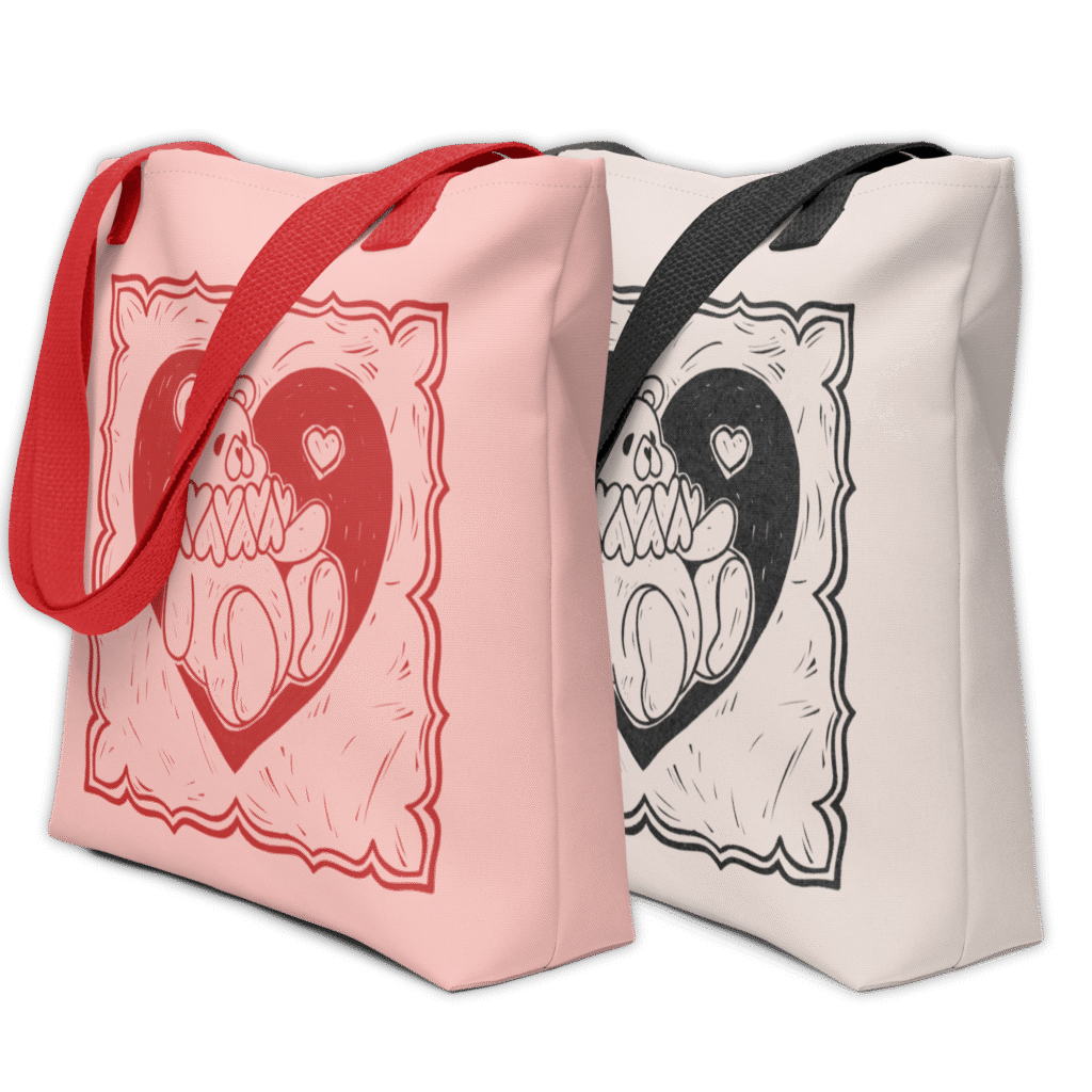 tote bag teddy bear